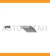 ������ �������� Toyota 2UZ-FE UZJ100 LX470 98-02 (ALT) Gates 6PK2203 6PK2203 ����