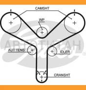 ������ ��� Lexus GS/GX/LS/SC 12/94- Toyota Land Cruiser 100 01/98- Gates T298 T298 ����