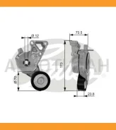 ���������� ��������. ����� � ������� 7808-21048 AUDI A3, Skoda Fabia/Octavia, VW Golf 4/5/6/Caddy/Jetta/Passat/Toura�n/T5 1.6-2.0 96- PT3004, 0N1041...