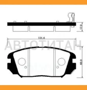 ������� ��������� Hyundai Grandeur 05-, Sonata NF 04-09 - ����� 16, Azera 06-09 / KIA Amanti 07-09 HP0031 ����