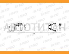 ������ � ����� | ����� ��� | 21/29,95 Renault�Logan�(LS_)�1. �4�(55�kW)�2004. �09- INKO 223083 223083 ����