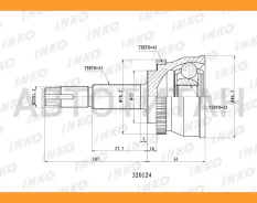 ���� �������� 25/23 | ����� ����/��� | Nissan�Almera�(N15)��1995.09- [320124] 320124 ����