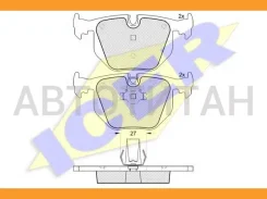 ������� ����. ���. BMW 3/5/7/X3/X5/Z4/Z8 (E46/E38/E39/E83/E53/E85/E86/E�52) 2.0-4.9 94-, Landrover Range Rover III 3.0-4.4 00-12 181549 ����