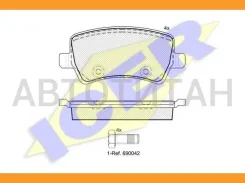 ������� ����. ���. FORD Galaxy/S-Max 1.8-2.5 06-, Landrover Freelander/Evoque 2.0-2.2 06-, Volvo S60/S80/V60/V70/XC60/XC70 2.0-3.2 06- D13078422, 2449...