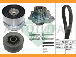 ������ ��� [146x24] + 2 ������ + ����� ������ 530045030 OPEL Astra G/H/J/Corsa D/Vectra C/Zafira, Chevrolet Aveo/Cruze 1.6/1.8 98- INA 530072430 53007...