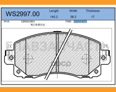 ������� ��������� �������� | ����� | Subaru Forester 2.0/2.5 18/Impreza 1.6/2.0 16 Jeenice WS299700 WS299700 ����