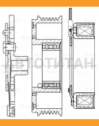 ����� ��/����. ����������� ������������ ��� �/� VW Polo Sedan (11-) 1.6i [CFNA] LMAC1801 ����