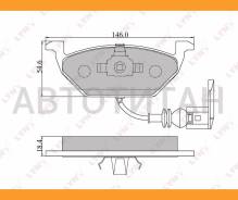 ������� ��������� �������� | ����� | AUDI A2 00/A3 03/Skoda Fabia 99/Octavia 96/Polo 01 Lynxauto BD1202 BD1202 ����
