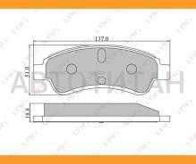 ������� ��������� �������� | ����� | Citroen Xsara 1997-, Berlingo 1,6HD 2005-, Peugeot 1007/206/307 2000-, Partner 1996- Lynxauto BD2201 BD2201 ����