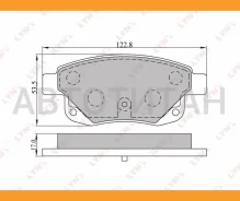 ������� ��������� �������� | ��� | FORD Transit 06/ Transit Bus 06/Transit Tourneo 06 Lynxauto BD3003 BD3003 ����