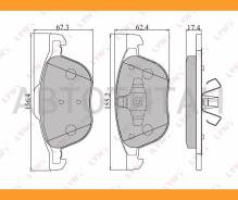 ������� ��������� �������� | ����� | FORD Focus II/Focus C-Max/Kuga 08/Mazda 3 03/Mazda 5 03/Volvo S40 04 Lynxauto BD3001 BD3001 ����