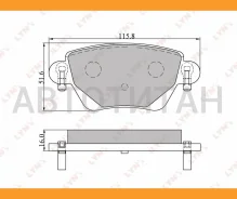 ������� ��������� �������� | ��� | FORD Mondeo, Jaguar X-Type Lynxauto BD3007 BD3007 ����