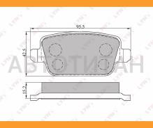������� ��������� �������� | ��� | FORD Mondeo IV 07/Kuga 08/Galaxy 06/S-Max 06 Lynxauto BD3005 BD3005 ����