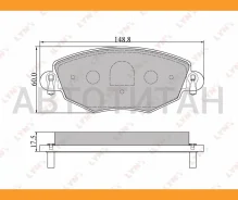 ������� ��������� �������� | ����� | FORD Mondeo 01-07 Lynxauto BD3006 BD3006 ����