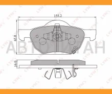 ������� ��������� �������� | ����� | Honda Accord 03 Lynxauto BD3413 BD3413 ����
