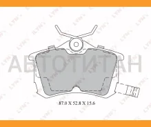 ������� ��������� �������� | ��� | Honda Accord 2.0-2.4 03-08, Rear Lynxauto BD3425 BD3425 ����