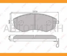������� ��������� �������� | ����� | Hyundai Elantra 03/Lantra 98/Sonata 98/Ssangyong Rexton 02 Lynxauto BD3607 BD3607 ����