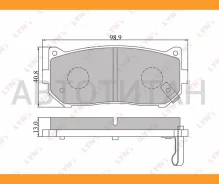 ������� ��������� �������� | ��� | KIA Spectra/Carens 99/Clarus 2.0i 00/ Shuma II 04/Sephia 97 BD4401 ����