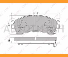 ������� ��������� �������� | ����� | Mazda 626 97/MX-6 91/ Xedos 6 92 Lynxauto BD5101 BD5101 ����