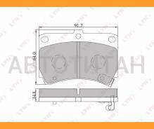 ������� ��������� �������� | ����� | Mazda 323 98/ MX-3 1991-/ KIA RIO 05 BD5105 ����