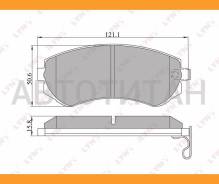 ������� ��������� �������� | ����� | Nissan Almera (N15)-front / Patrol(Y61)-rear Lynxauto BD5710 BD5710 ����