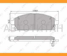 ������� ��������� �������� | ����� | Nissan X-Trail(T30)/Pathfinder (R50)/Infiniti Q45/QX4 Lynxauto BD5704 BD5704 ����