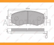 ������� ��������� �������� | ����� | Nissan Primera (W10)/Ssang YONG Rexton 02/Hyundai Sonata 01 Lynxauto BD5708 BD5708 ����
