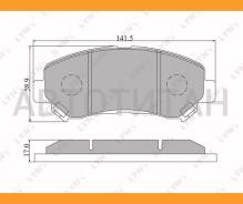 ������� ��������� �������� | ����� | Nissan-Qashqai 07 Lynxauto BD5711 BD5711 ����