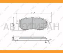 ������� ��������� �������� | ����� | Subaru Outback (BM, BR) 3.6 09-, Legasy IV 03- / Tribeca (B9) 06- Lynxauto BD7111 BD7111 ����