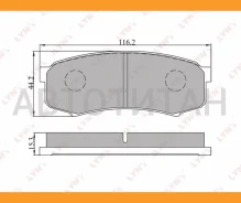 ������� ��������� �������� | ��� | Toyota Land Cruiser (J70/J80/J90/J120)/Prado BD7505 ����