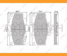������� ��������� �������� | ����� | Toyota Land Cruiser (J70/J80/J90)/4 Runner Lynxauto BD7501 BD7501 ����