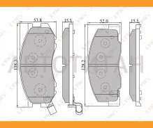 ������� ��������� �������� | ����� | Toyota Previa 00/Townace Noah/ Town Ace/ Lite Ace/ Estima 96 Lynxauto BD7515 BD7515 ����