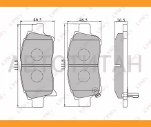 ������� ��������� �������� | ����� ����/��� | Lifan Solano 08, Toyota Yaris(P10) 99 Lynxauto BD7519 BD7519 ����
