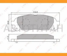 ������� ��������� �������� | ��� | Toyota Chaser /Mark II 00/Cresta 01 Lynxauto BD7535 BD7535 ����