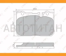 ������� ��������� �������� | ����� | Lexus LS 400 94-00 Lynxauto BD7567 BD7567 ����