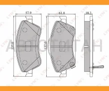 ������� ����. ����. �����. Toyota Auris (BOS) 1.4-1.6 07-/Corolla (BOS) 1.4D 06- 0446502170, 0446502210, 0446502200, 0446502370, 0446502270, 130460560...
