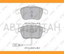 ������� ��������� �������� | ����� | VW Tiguan 1.4-2.0 07, Front Lynxauto BD8038 BD8038 ����