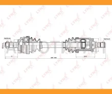 ������ � ����� | ����� ��� | BMW X5 (E53) 3.0-4.4 00-06 Lynxauto CD1415 CD1415 ����