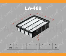 ������ ��������� Toyota LAND Cruiser Prado (GD_15) 1Gdftv 15- Lynxauto LA489 LA489 ����