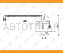 ������ ��������� VW Touareg 3.2/3.6/4.2 02- / AUDI Q7 3.6 06- Lynxauto LF1065M LF1065M ����