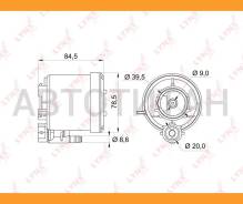 ������ ��������� Toyota VITZ / Belta / Yaris II 1.0 / 1.3 / 1.5 (KSP9_, SCP9_, NCP9_) 05- / Hiace 2.0 / 2.7 (TRH2) 04- Lynxauto LF163M LF163M ����