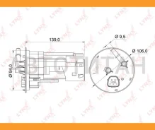 ������ ��������� Honda Accord VIII 2.0 / 2.4 (CL_, CM_) 03- / Civic 1.5-1.7 (ES1/3, EU1/3) 99- 16010SDCE01, HF8956, FF047, ST396, FS1613 Lynxauto LF54...
