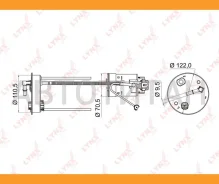 ������ ��������� Honda Accord VIII / IX 2.0 / 2.4 (CP_, CU_, CW_) 08- / � �������� 17048TA0000, HF8953, FC427S, 3004427 Lynxauto LF950M LF950M ����