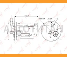 ������ ��������� Honda Stream I 1.7 / 2.0 (RN2,4) 00- / � �������� LF957M ����