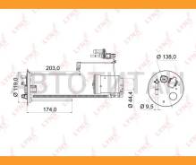 ������ ��������� MMC ASX 2.0 (GA2W) 10- / Outlander XL 2.0 / 2.4 / 3.0 (CW_) 05- / � �������� Lynxauto LF969M LF969M ����
