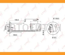 ������ ��������� MMC Lancer X 1.5 / 1.6 / 1.8 / 2.0 (CY_) 07- / � �������� 1770A106, N1335069 Lynxauto LF972M LF972M ����