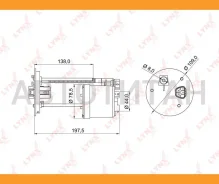 ������ ��������� Toyota Camry 2.4 (ACV40) 06- / Lexus ES240/350 09- / � �������� Lynxauto LF982M LF982M ����