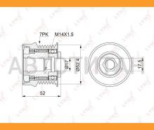 �������� ����� ����� ���������� Toyota 1GR/2GR/3GR/4GR-FE Camry 3.5 V40/V50 06- / Kluger / Highlander 3.5 U40 07- / LAND Cruiser Prado 4.0 J120/J150 0...