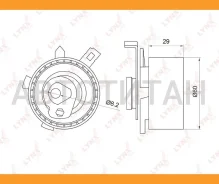 ����� �������� ����� ��� FORD Focus I 1.8-2.0 98-04 / Mondeo II 1.6-2.0 96-00 / Tourneo Connect 1.8 02 / Transit Connect 1.8 02 Lynxauto PB1015 PB1015...