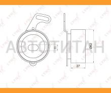 ����� �������� ����� ��� Honda Accord 2.0-2.3 90-03 / Prelude 2.0-2.3 92-00 / Shuttle 2.2-2.3 94-04 Lynxauto PB1021 PB1021 ����